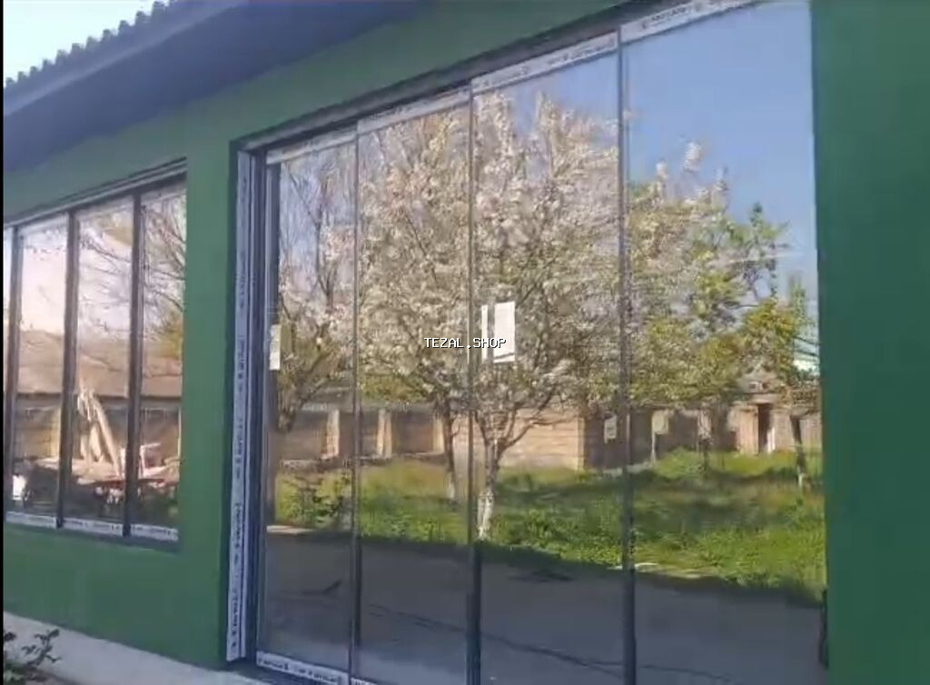 CAM BALKON. SÜRGÜLÜ. KATLANAN. PLASTİK-ALÜMİNİUM - şəkil 3