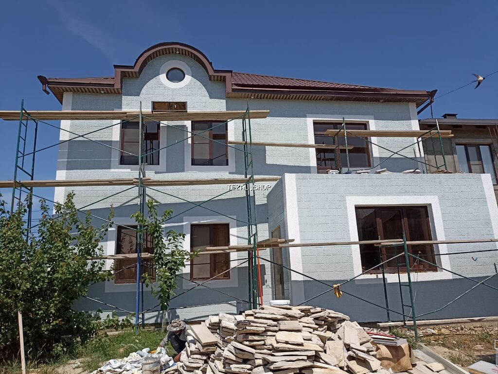 Fasad və daxili dekorativ suvaq xidməti - Ev, villa və obyektlərin