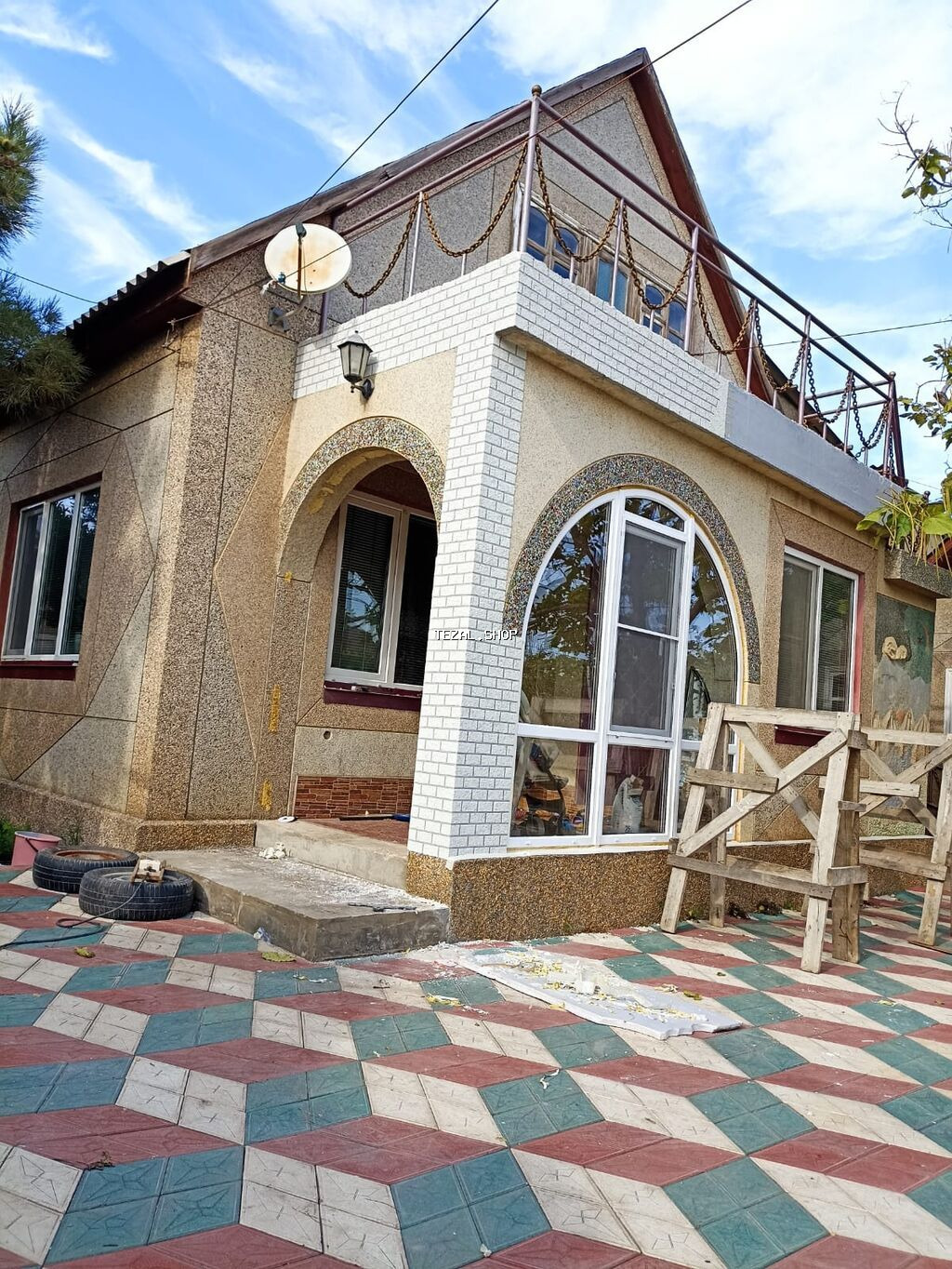 Fasad və daxili dekorativ suvaq xidməti - Ev, villa və obyektlərin - şəkil 2