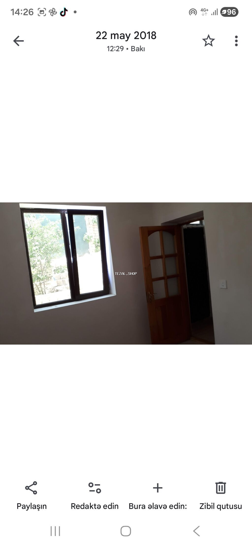 1 otaqlı kiçik ev (studia tipli) – mebellə - Otaq: yataq/istirahət - şəkil 3