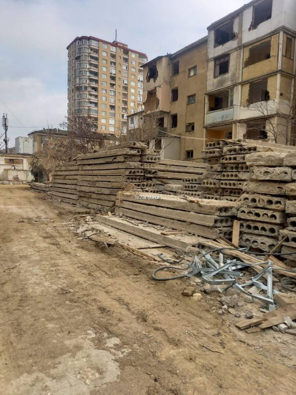 Beton panel Beton panellər İdeal Vəziyyətdə Beton Piltələrin Bakı və - şəkil 4