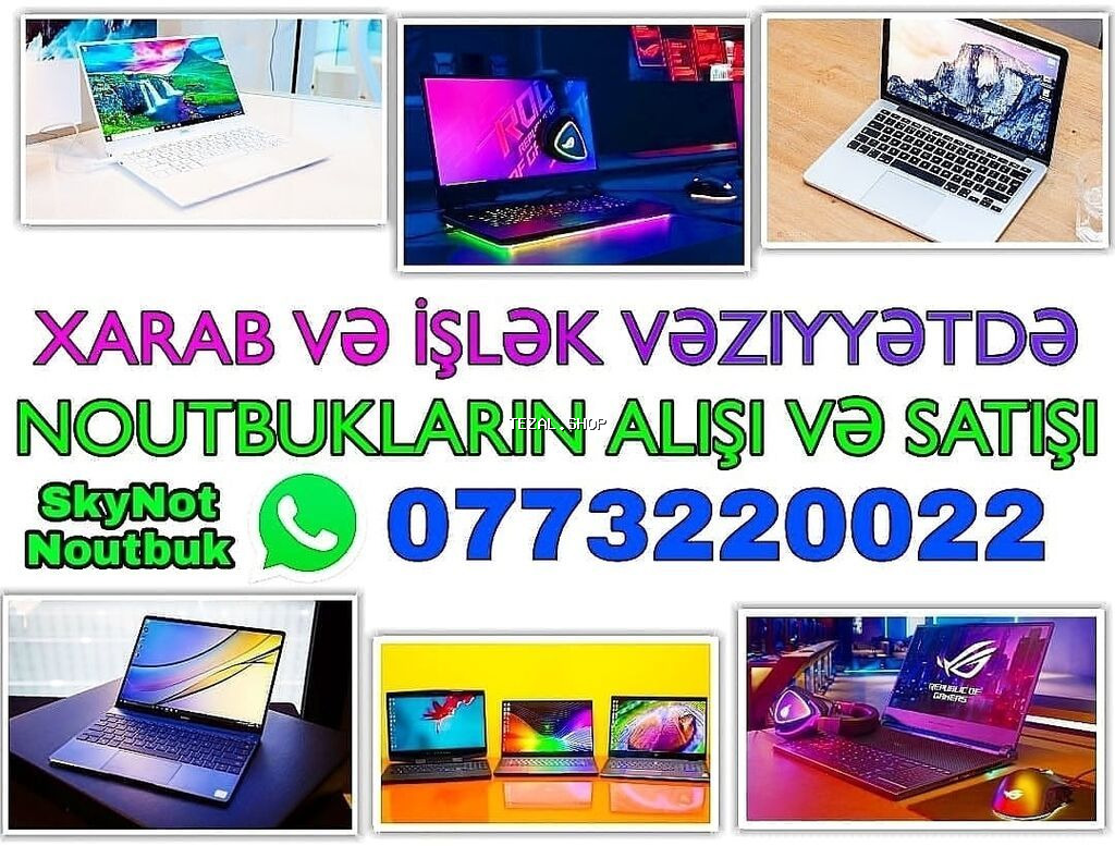👍💻 GAMING NOUTBUKLARIN ALIŞI VƏ SATIŞI 💰 BIZDƏ ƏN SƏRFƏLI QIYMƏTLƏR