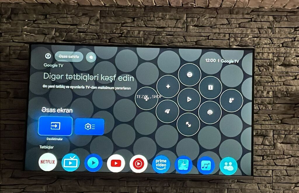 Nikura TV/Android TV satilir tecili 250 azn unvan masazir real