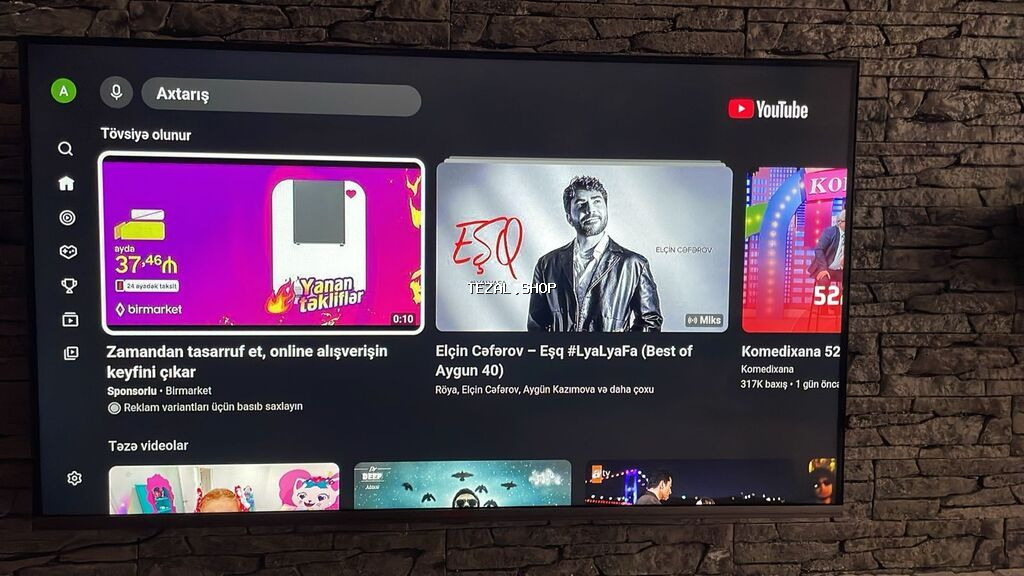 Nikura TV/Android TV satilir tecili 250 azn unvan masazir real - şəkil 3
