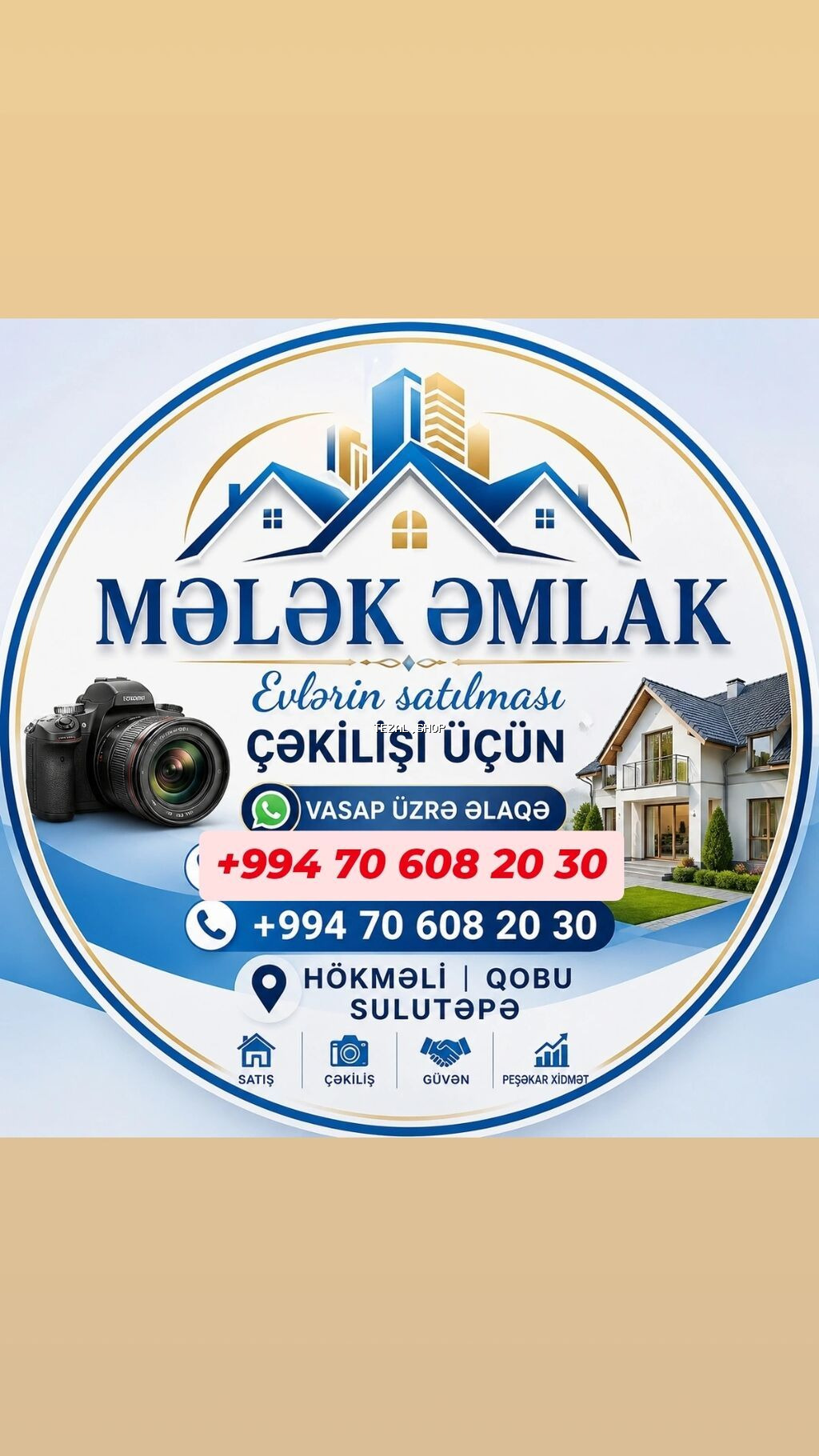 Evlərin torpaqların satşı