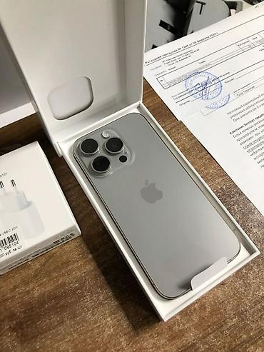 IPhone 15 Pro Max, 256 GB, Gümüşü, Face ID - şəkil 3