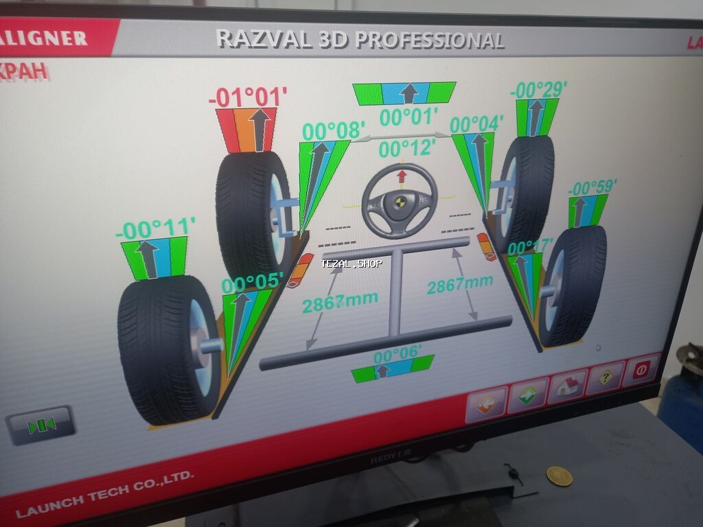 Razval 3D.Lazer Balans.Disk va Takar Tamiri.Azot. 7/24 - şəkil 5
