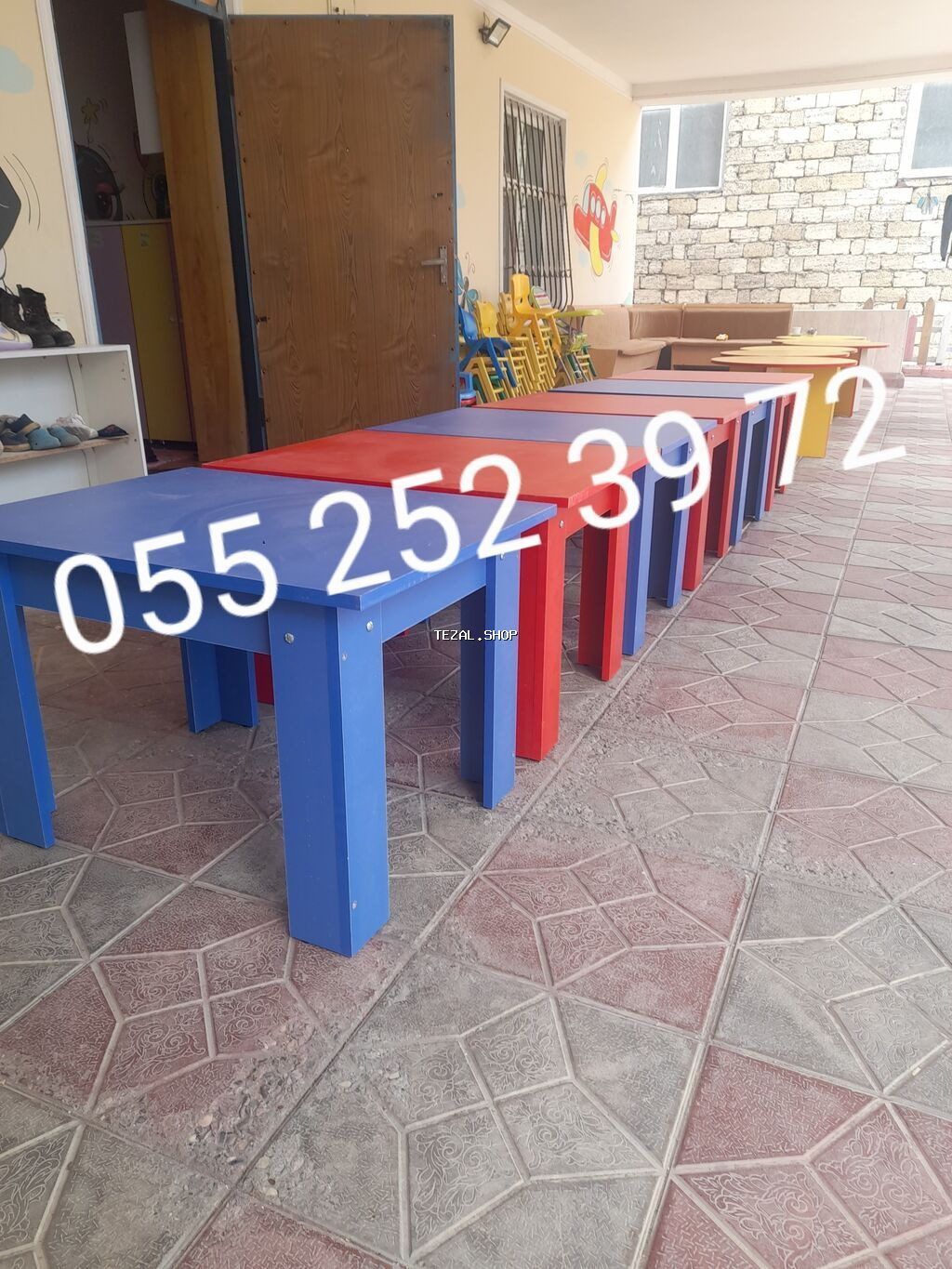 Oğlan üçün, Yeni, Siyirməsiz, Bağça masası, Stulsuz - şəkil 2