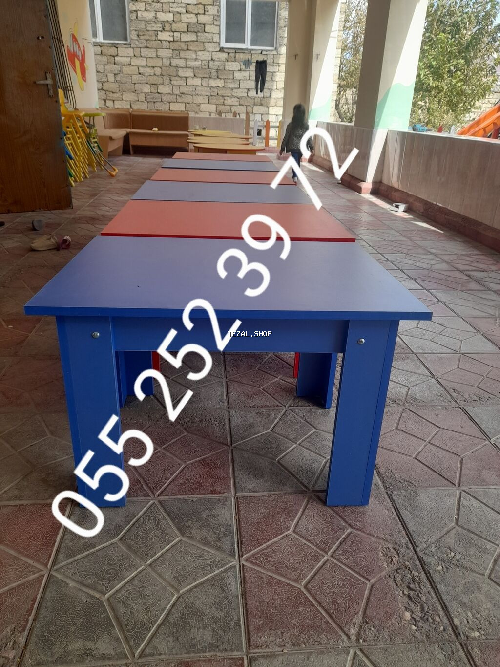 Oğlan üçün, Yeni, Siyirməsiz, Bağça masası, Stulsuz - şəkil 4