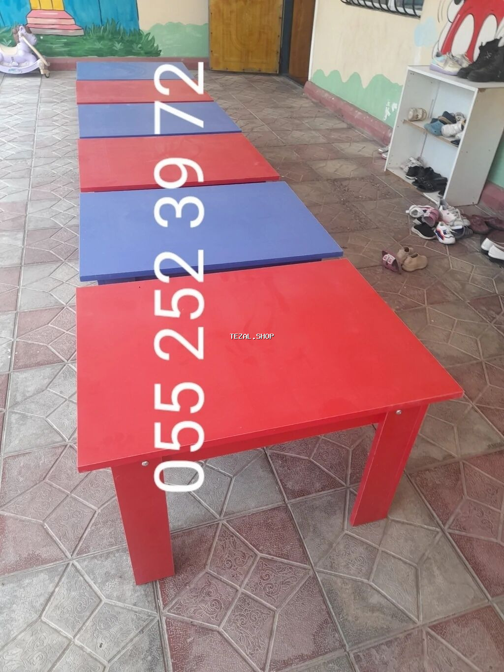 Oğlan üçün, Yeni, Siyirməsiz, Bağça masası, Stulsuz - şəkil 5