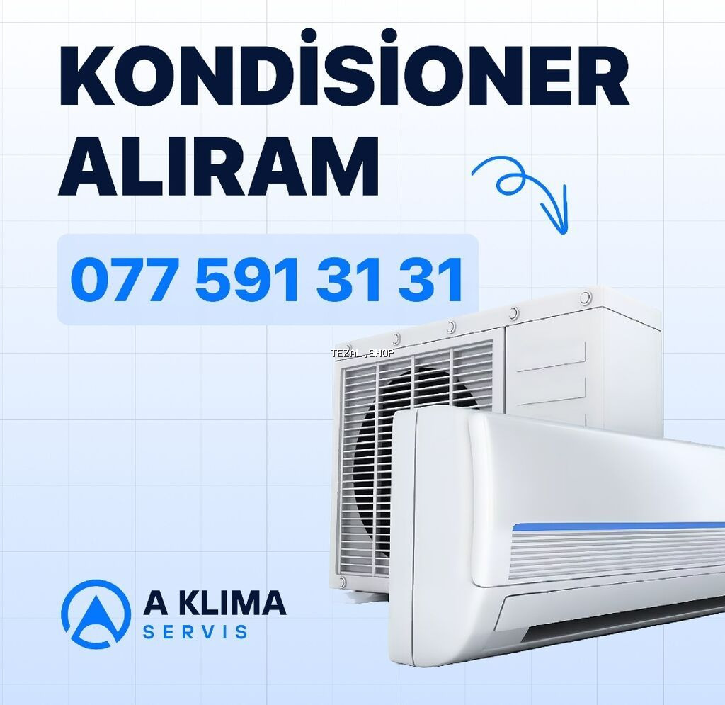 Islenmis kondisionerlerin alis