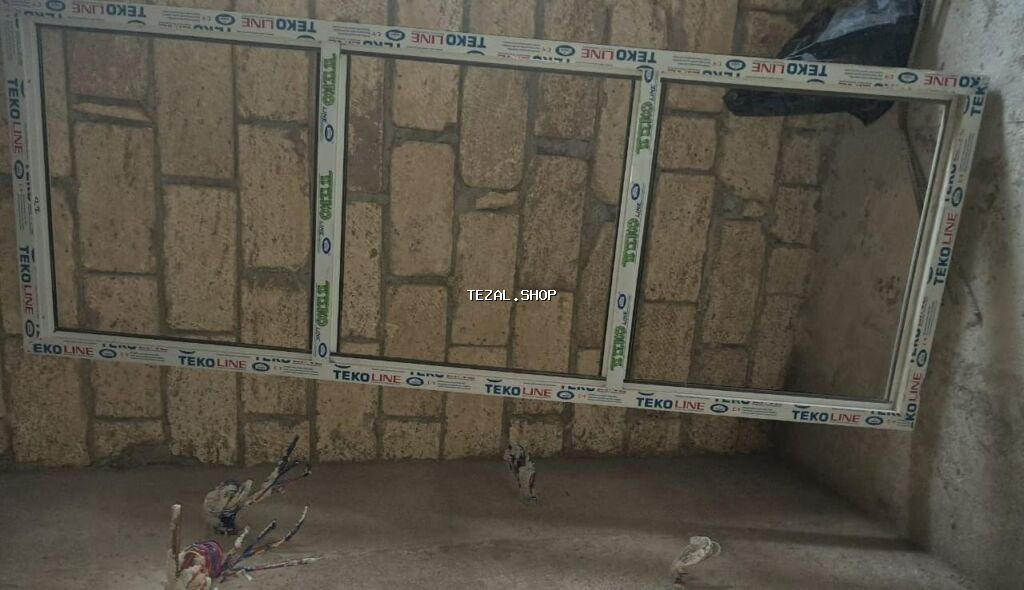 Pencere Hun 2.30 Eni 0.90.Pilleken ustu abyekt zirzemi ve sss ucun - şəkil 3