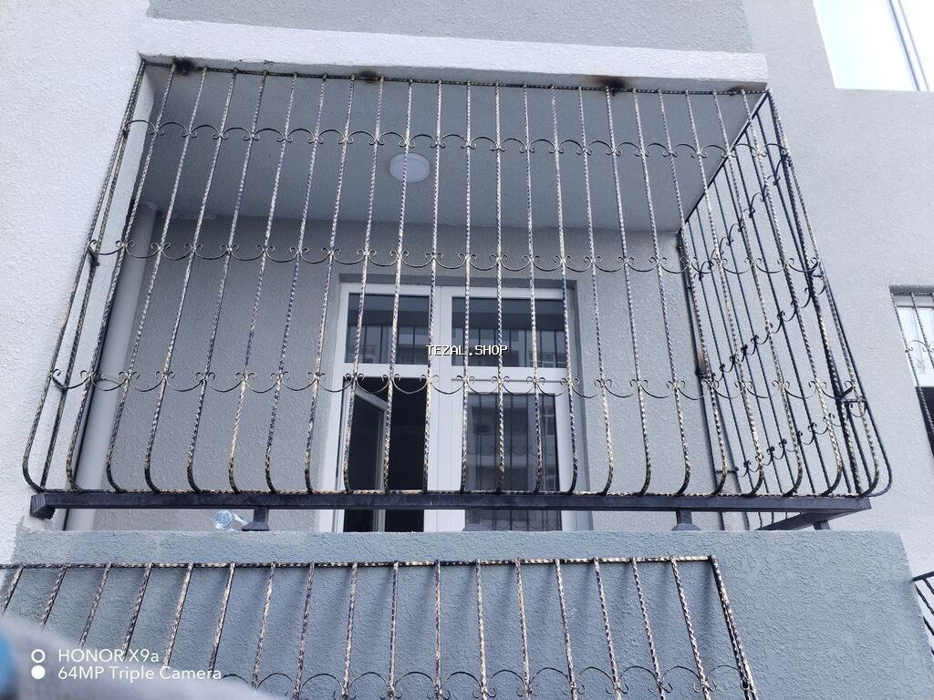 Məhsul: Dəmir barmaqlıqlar və məhəccərlər (pəncərə və balkon üçün) - şəkil 3