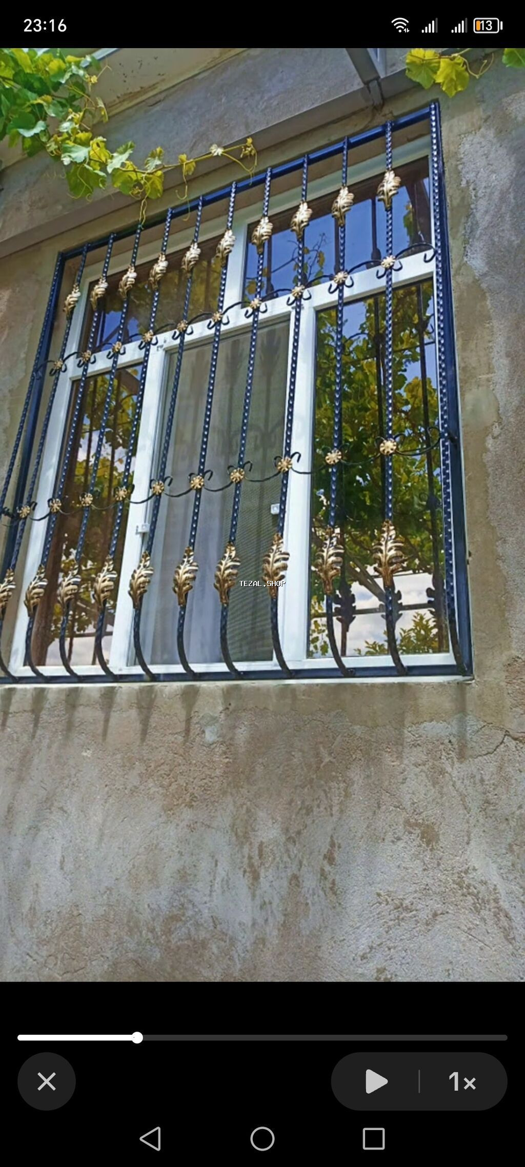 Məhsul: Dəmir barmaqlıqlar və məhəccərlər (pəncərə və balkon üçün) - şəkil 5