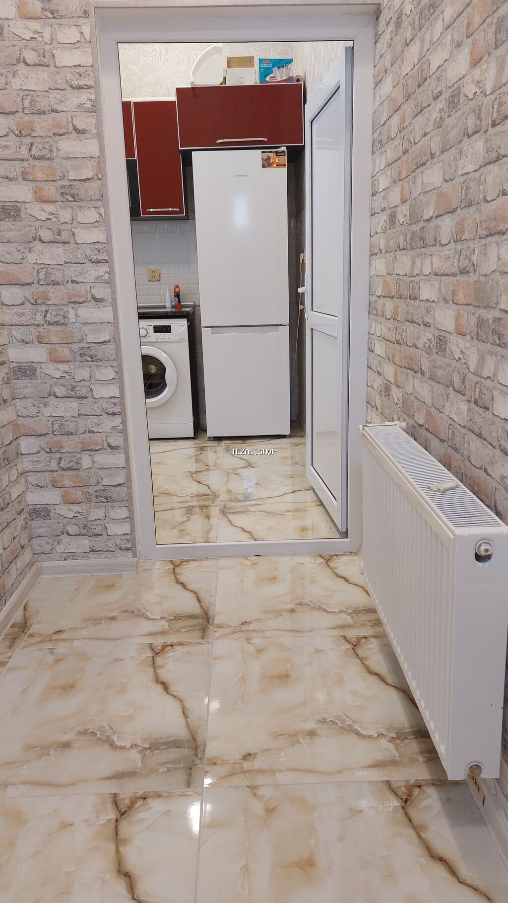 90 kv. m, 2 otaqlı, Kombi, Qaz, İşıq - şəkil 2