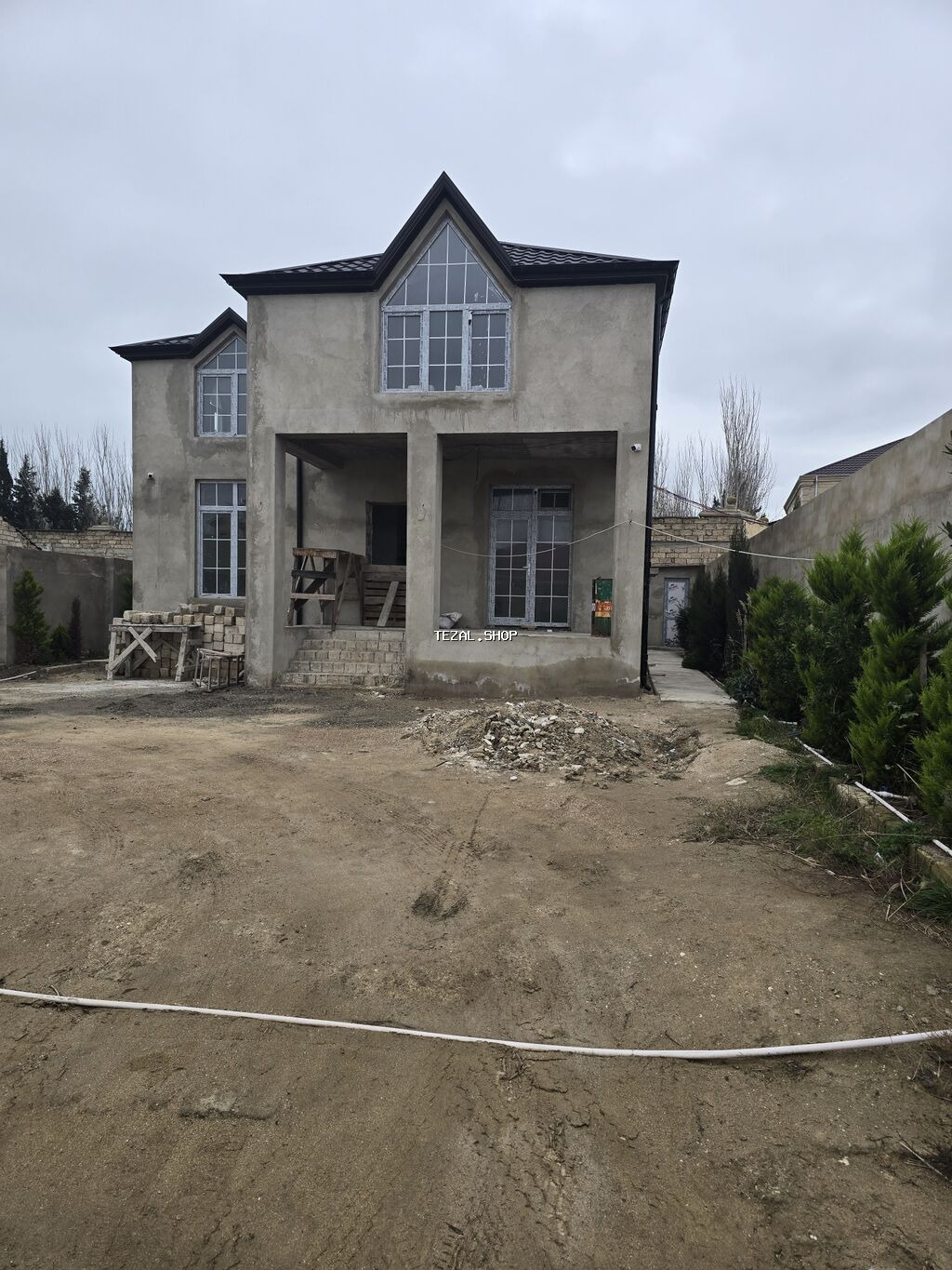 5 otaqlı, 240 kv. m, Kredit yoxdur, Təmirsiz - şəkil 2