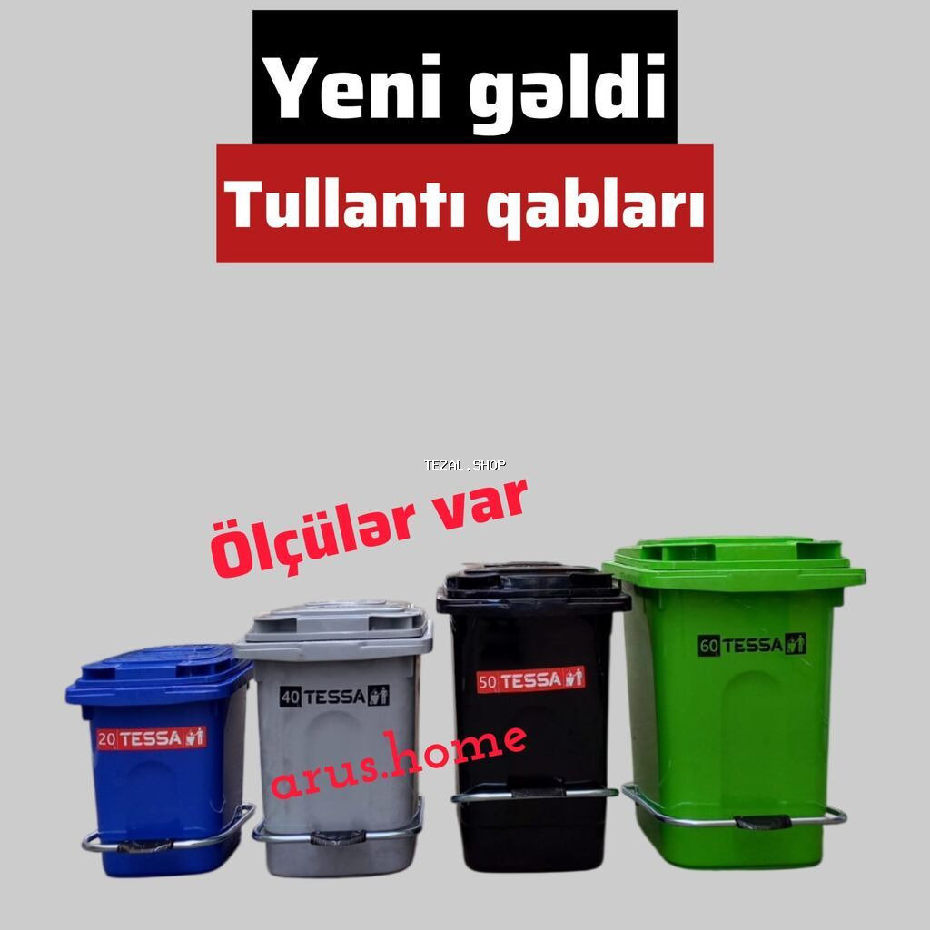 Plastik qablar və tullantı qabları Çeşidlər var. Nömrəyə yazın Kredit - şəkil 5