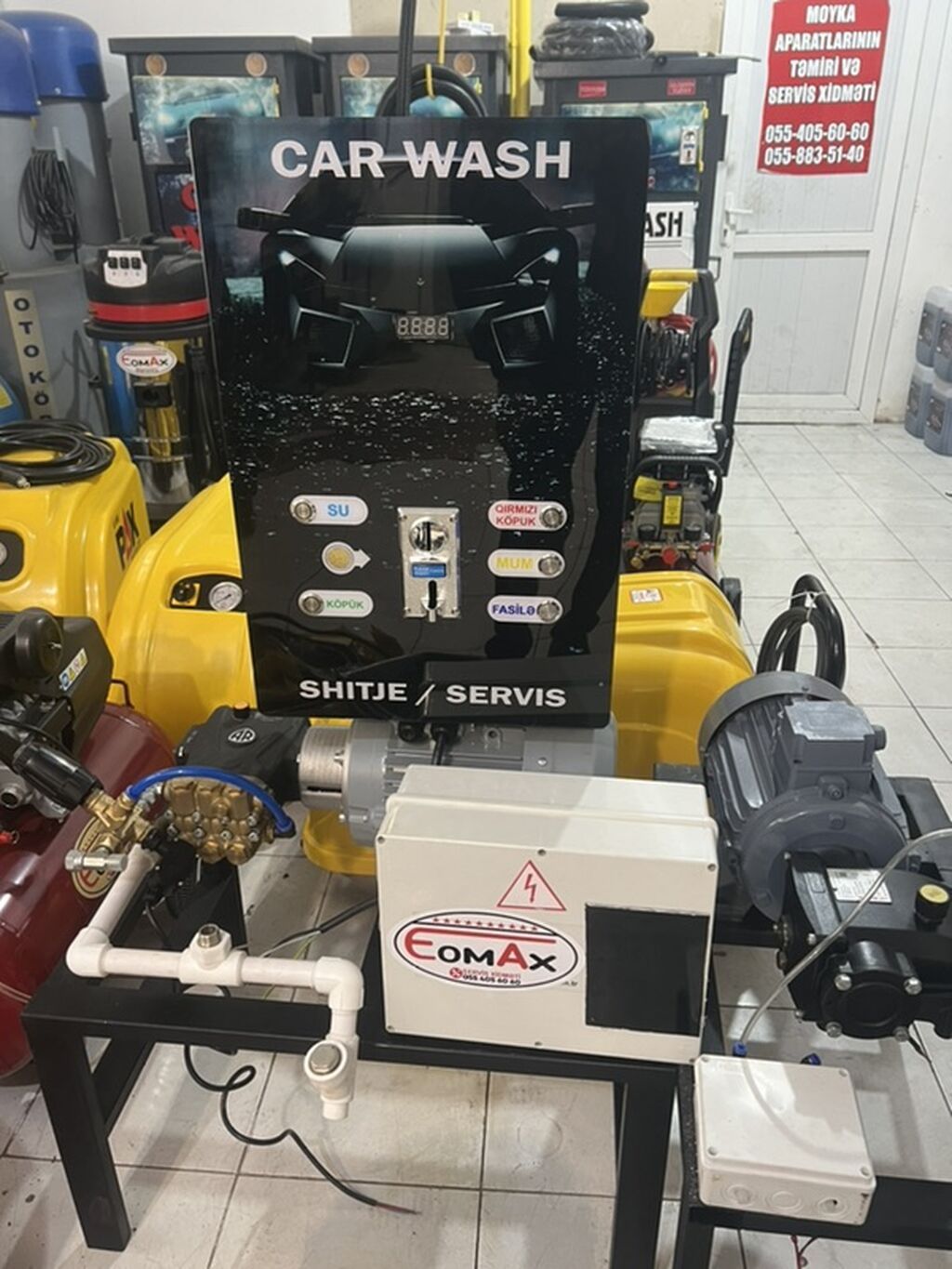 Avtoyuma aparat komplekti – EoMax - Avtomatik idarəetməli “Car Wash”