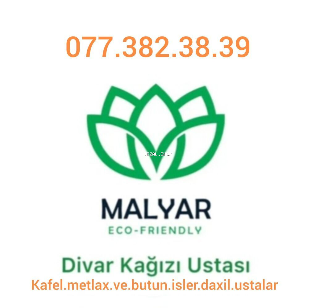 Malyar – Eco-friendly Divar Kağızı Ustası xidməti - Ekoloji təmiz