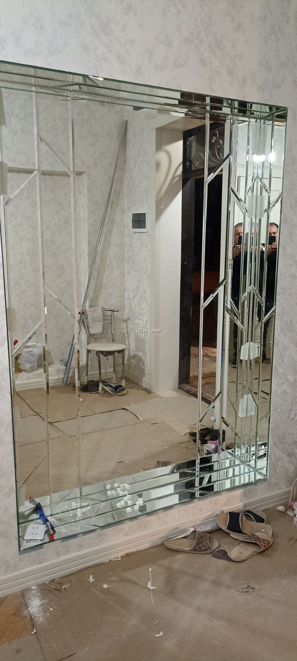 Işiqli güzgülərin dekor güzgülərin və istədiyiniz formada kəsilməsi və - şəkil 4