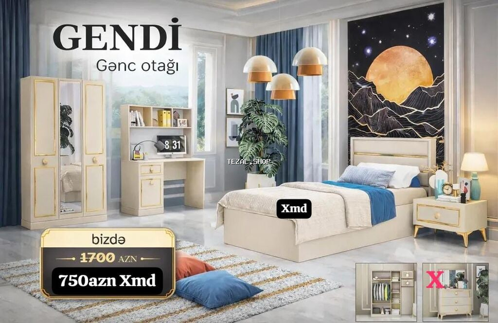 Oğlan və qız üçün, Yeni, Dolab, Termo, 2 tumba