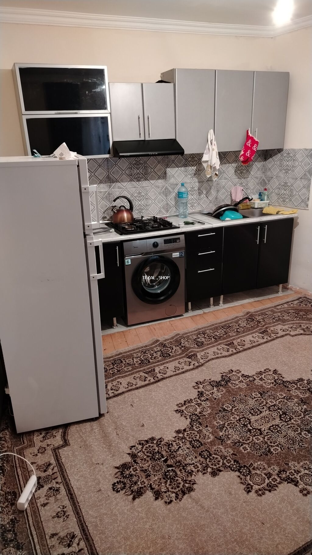 55 kv. m, 2 otaqlı, Qaz, İşıq, Su - şəkil 3