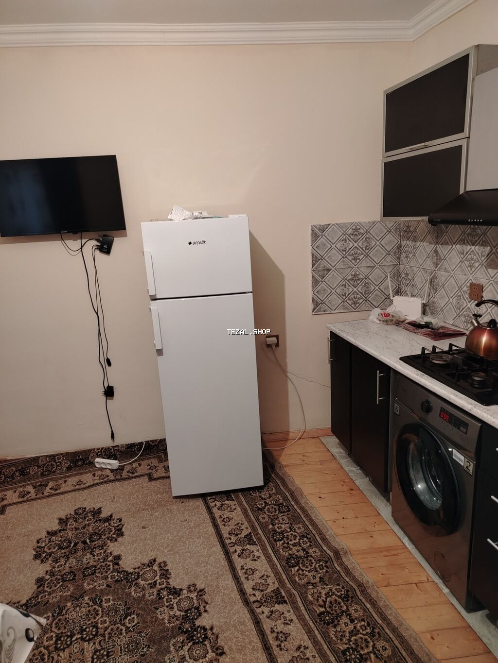 55 kv. m, 2 otaqlı, Qaz, İşıq, Su - şəkil 4