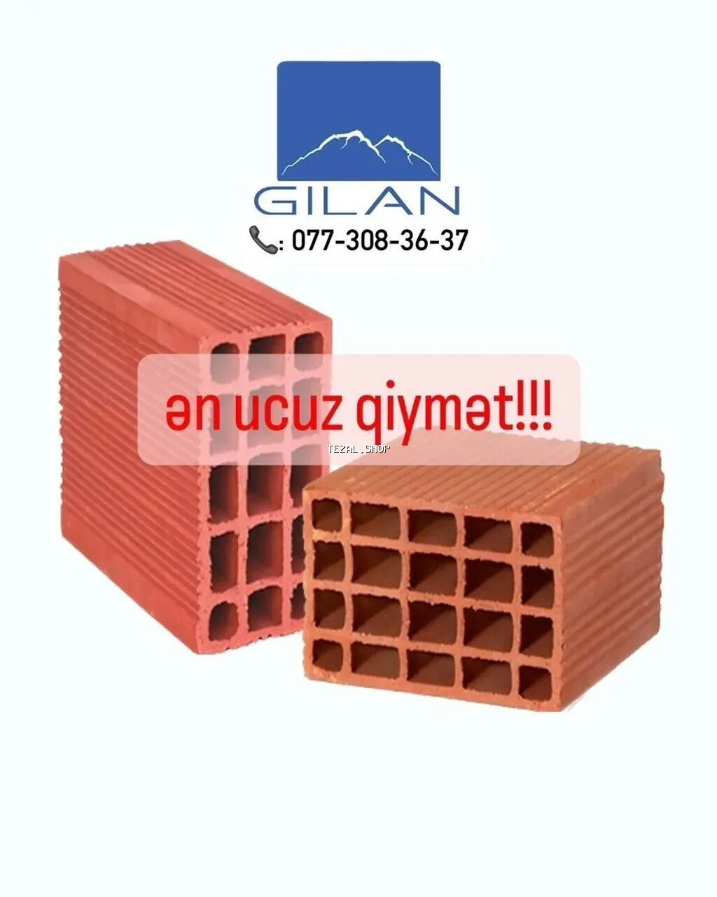 🔥 ZAVODDAN BİRBAŞA KƏRPİC SATIŞI – SƏRFƏLİ QİYMƏTLƏR! 🧱 Keyfiyyətli