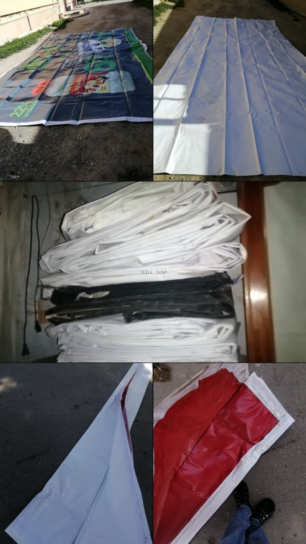 Reklam Banner palatkaalri satılır.Reklam yeridən sökülüb.Kend yerində