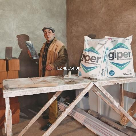 Qara suvaq əvəzi - Giper Gips məhsulları 100 kisə ölkə daxi̇li̇ - şəkil 4