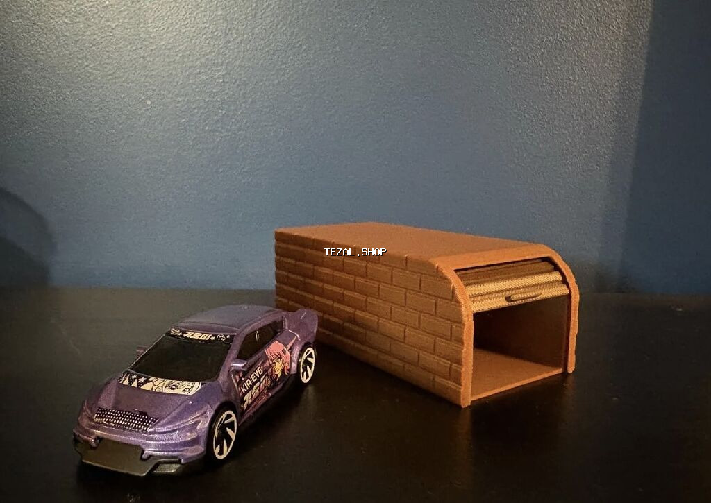 Hot Wheels üçün mini qaraj - Miqyas: 1:64 die-cast maşınlar üçün - şəkil 2