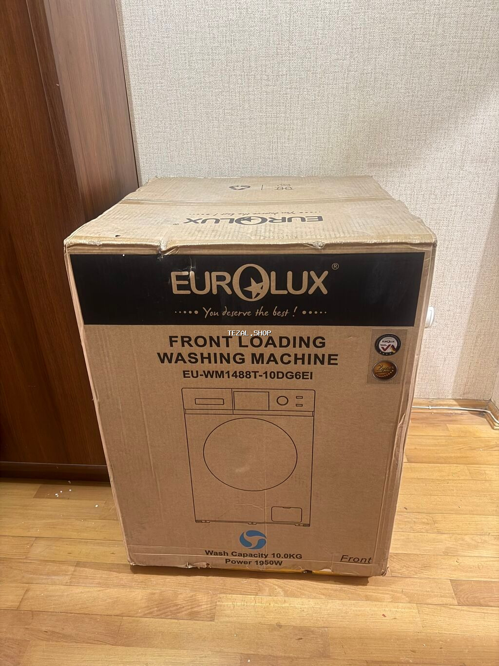 Paltaryuyan maşın Eurolux, 10 kq-dan çox, Yeni, Avtomat, Qurutma var, Kredit yoxdur, Ünvandan götürmə