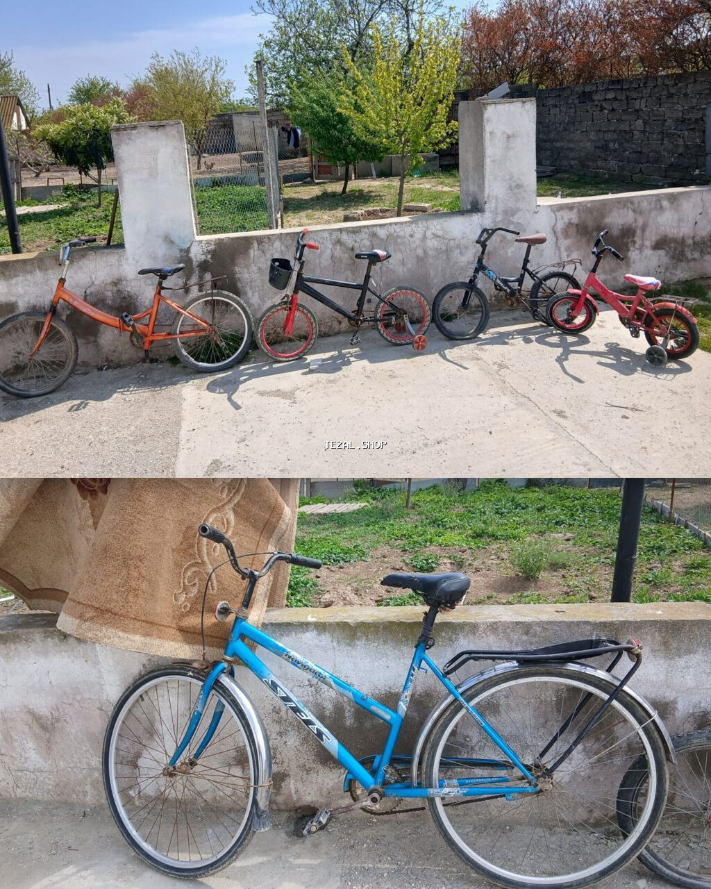 5 eded velosipet Muxtelif ölcude 5 birlikde 150 azn Unvan Ramana