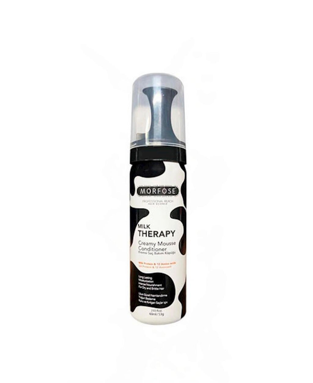 Saçlar üçün köpük Morfose Milk Therapy Creamy 60 ml Xüsusiyyətlər
