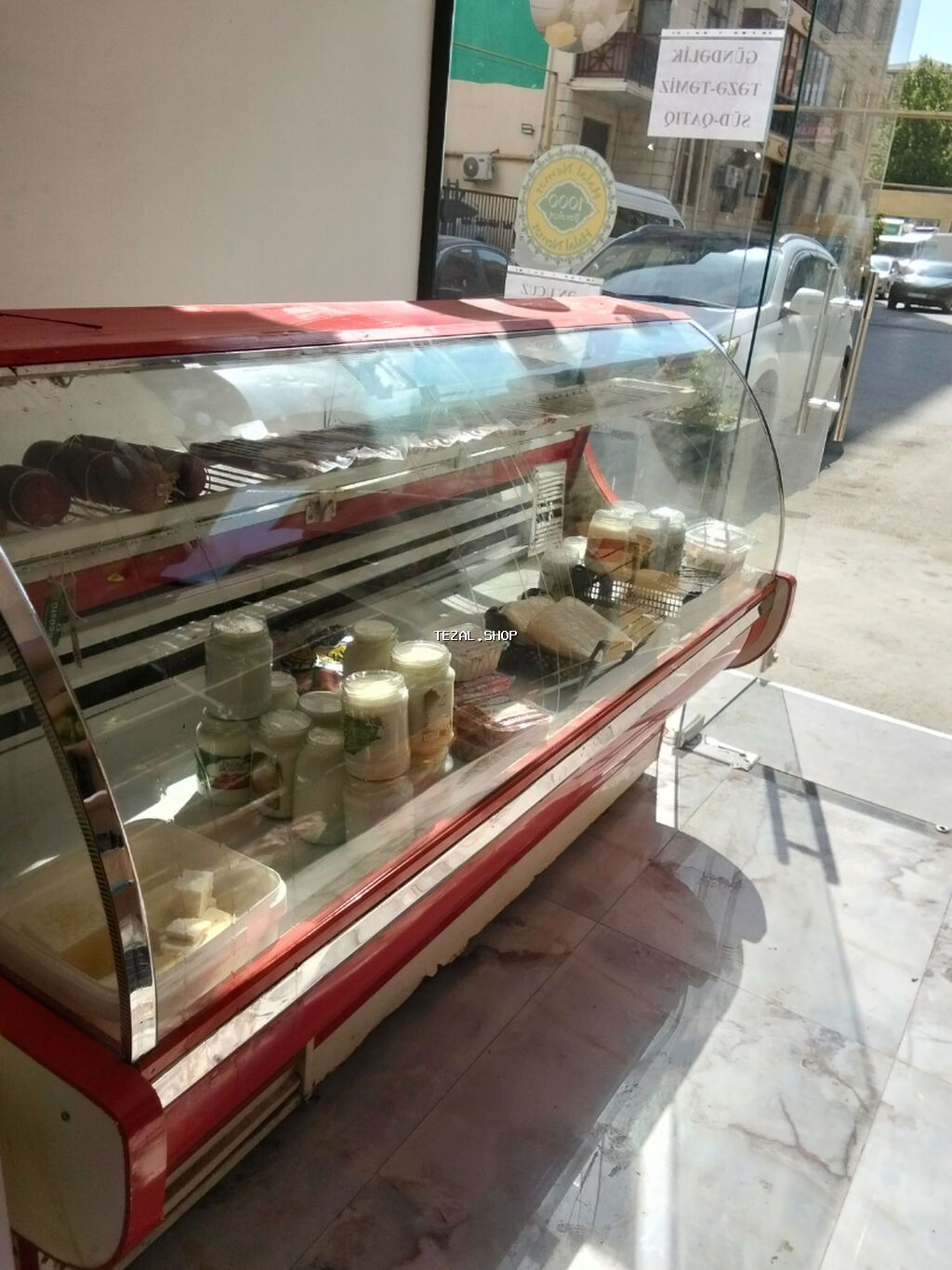 Soyuducu vitrin.(Kolbasa,ət üçün) Tam saz vəziyyətdə, heç bir problemi - şəkil 3