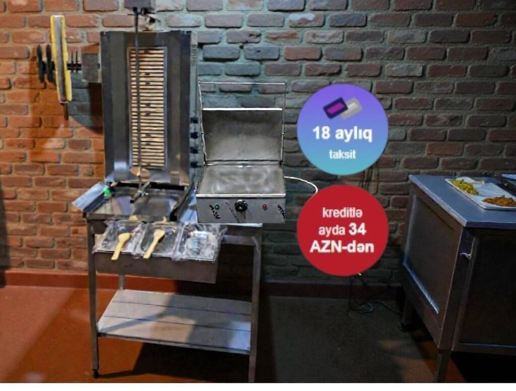 DÖNƏR APARATI VƏ TAM SET – NAĞD VƏ YA KREDİTLƏ 🔥 Qiymət: 35 AZN