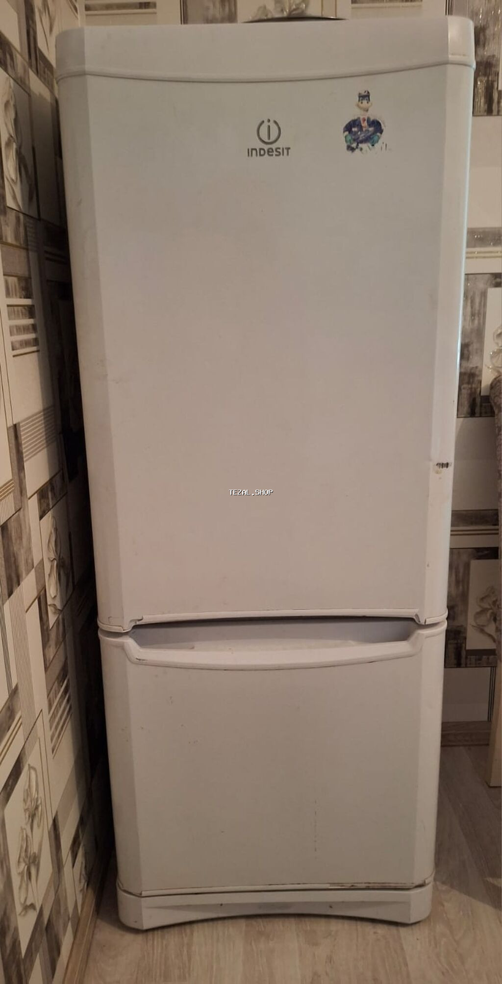 2 qapılı Indesit Soyuducu Satılır, rəng - Ağ - şəkil 3