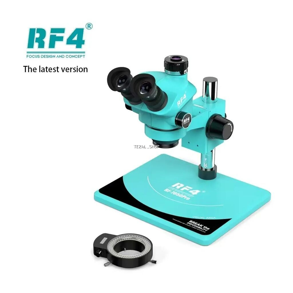 RF4 firmasinin yuksek keyfiyetli RF7050 pro mikraskopu. Tam yenidi