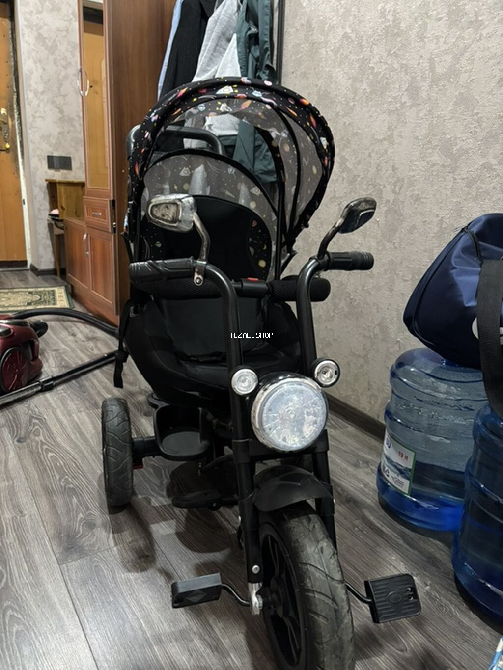 Uşaq üçtəkərli velosipedi-kolaska (transformer) Tecili satilir - şəkil 2