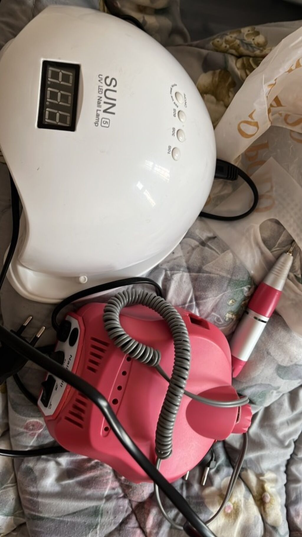 Manikür üçün avadanlıq dəsti - SUN 5 UV/LED dırnaq lampası: LED