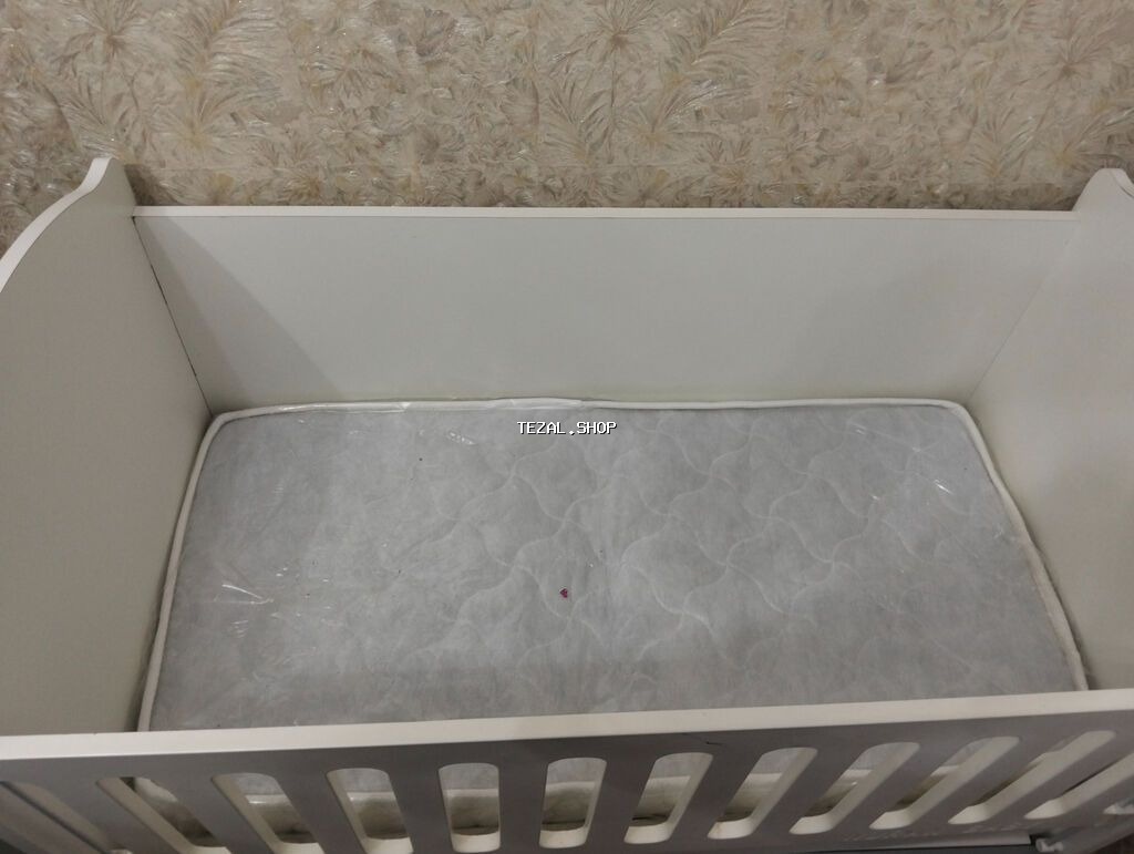Oğlan və qız üçün, Dördbucaq, Beşik, Dəst ilə, Matras ilə - şəkil 3
