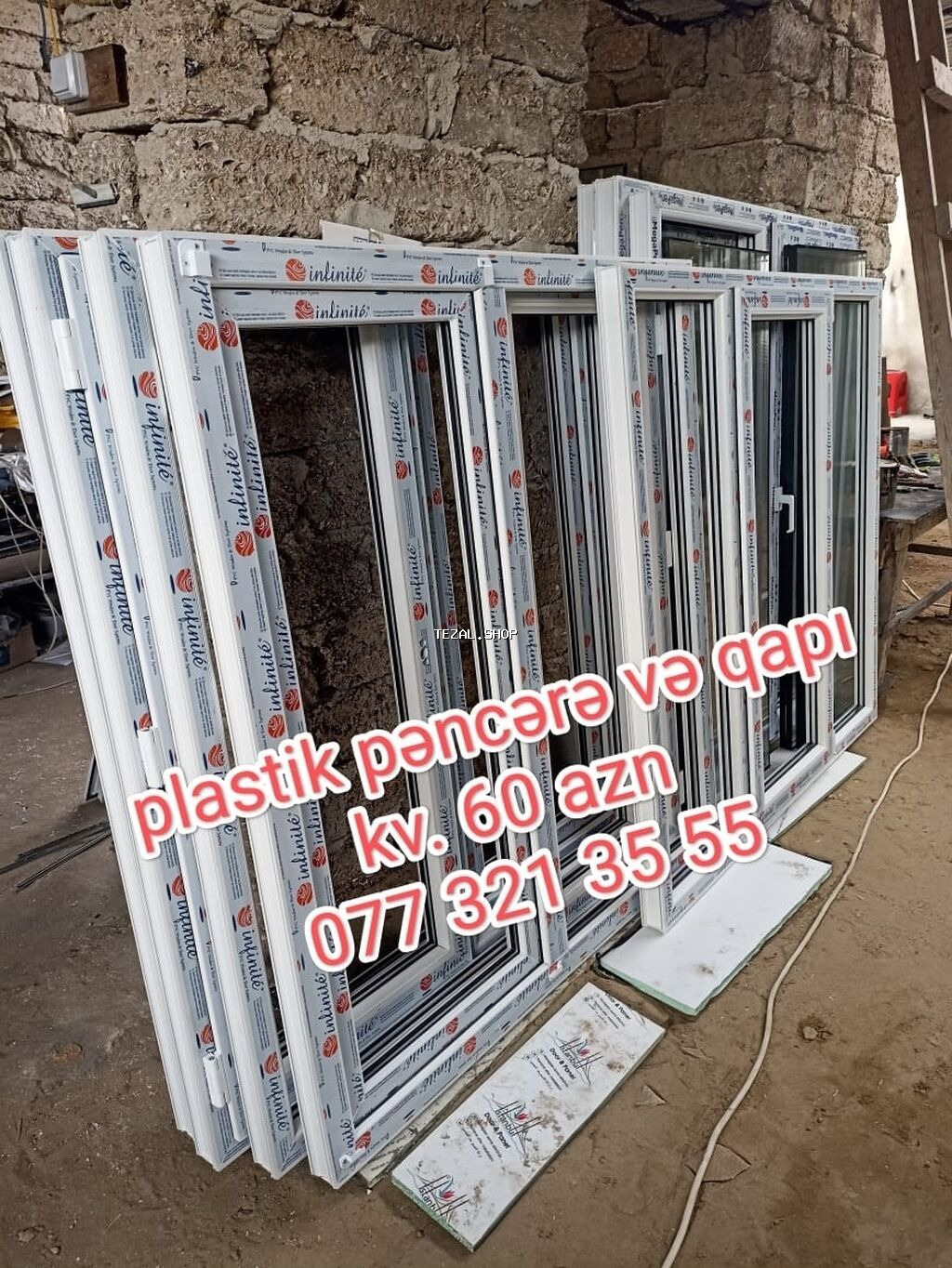Plastik pəncərə və qapı hazırlanması və quraşdırılması - PVC