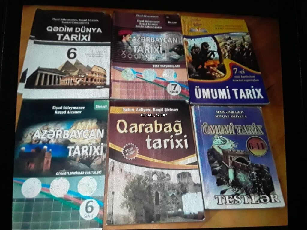 "Tarix" derslikler ve testler. Есть еще разные учебники и тесты по - şəkil 3