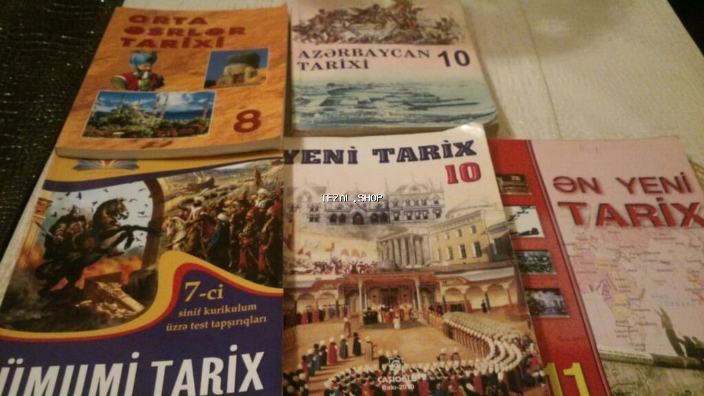 "Tarix" derslikler ve testler. Есть еще разные учебники и тесты по - şəkil 4