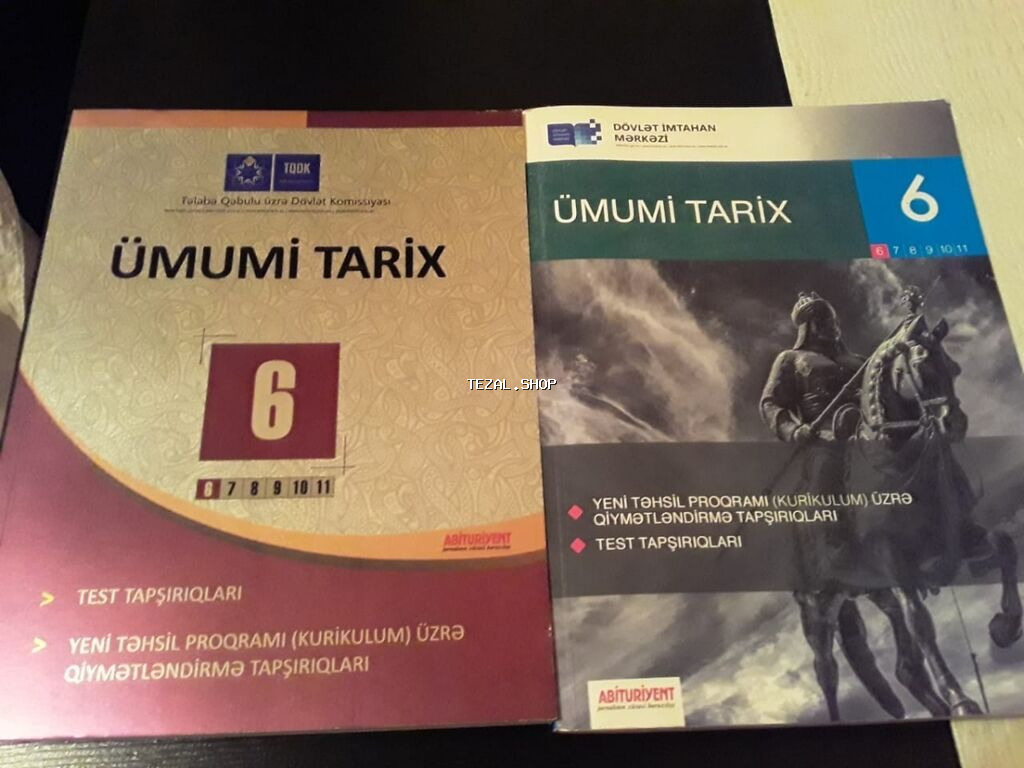 "Tarix" derslikler ve testler. Есть еще разные учебники и тесты по - şəkil 5