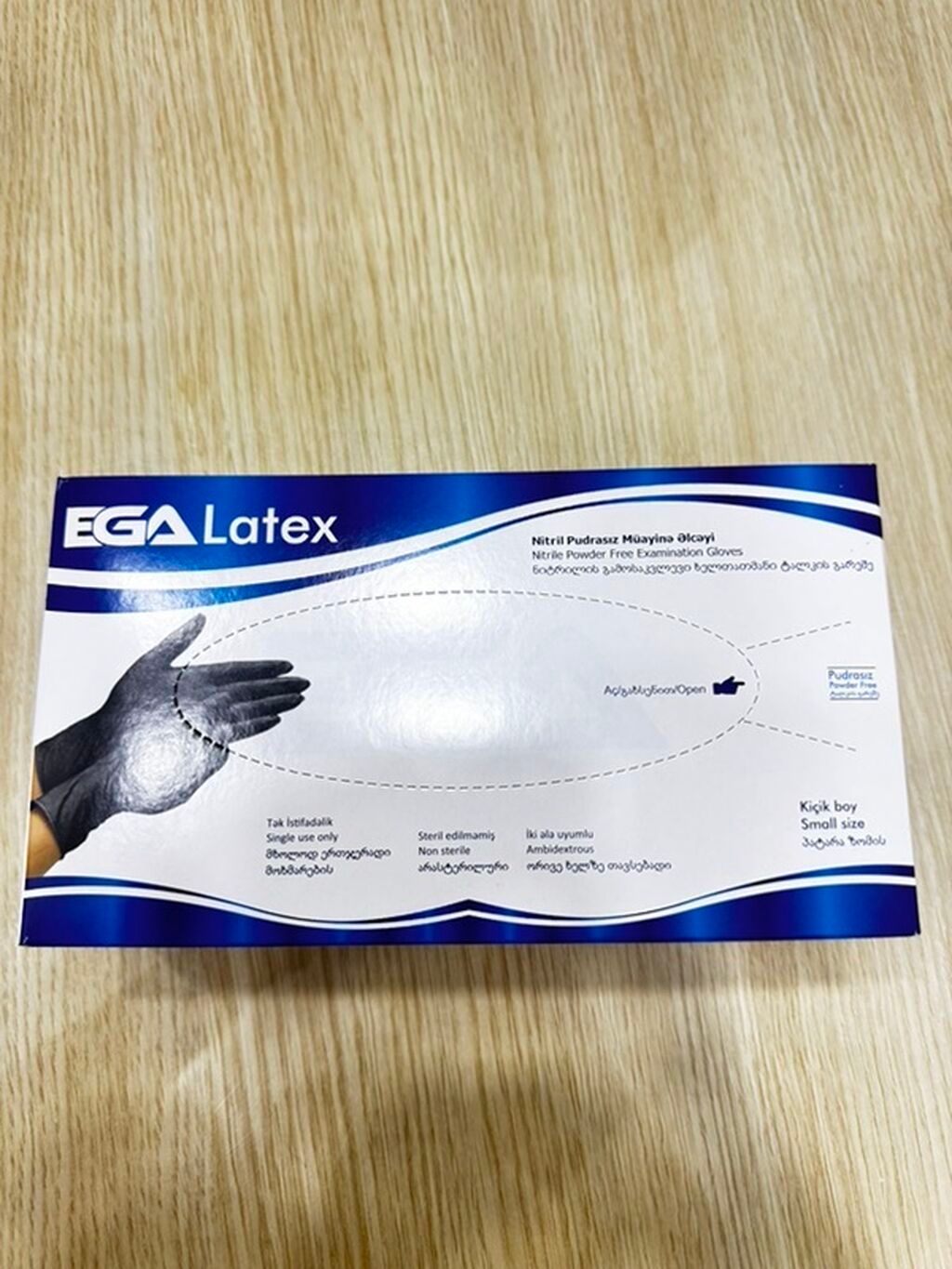 EGA Latex müayinə əlcəkləri - Model: Pudrasız müayinə əlcəkləri -