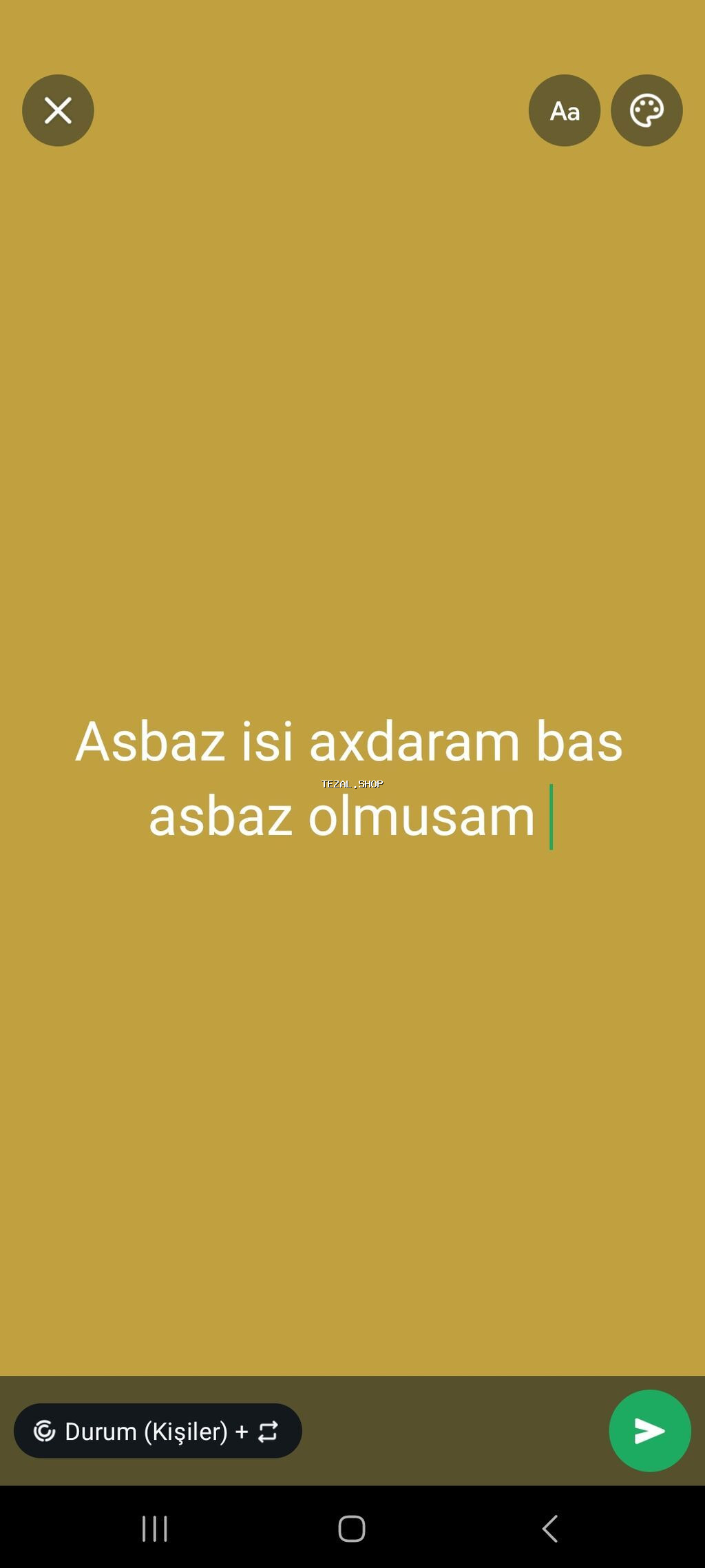 Salam aşbaz isi axdaram bas asbaz olmusam qarabagda indi hal hazrda