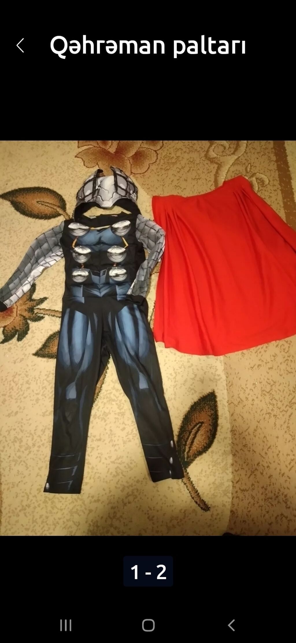 Spider Man kostyumu, 7 - 8 yaş, Yeni