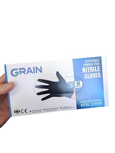 Tibbi Pudrasız Nitril Əlcək (Digər markalar var) Paçkada 100 ədəd Göy - şəkil 2