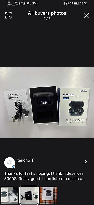 Eşitmə cihazı həmdə airdodst ikisi bir arada.eşitmə əngəllilər - şəkil 4